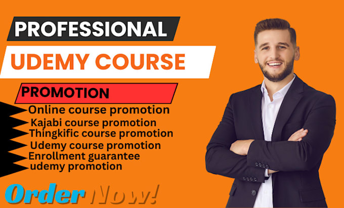 Bestseller - do online udemy course marketing udemy course promotion