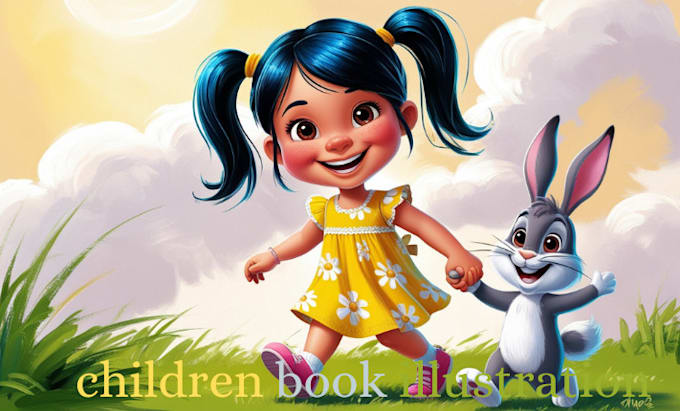 Gig Preview - Do children story book illustration and children book illustration