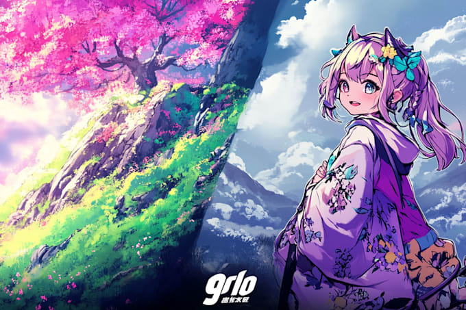 Gig Preview - Create anime background, visual novel, game art, 2d