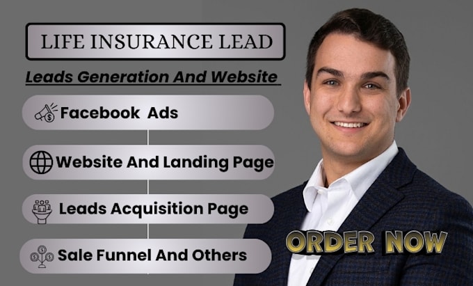 Gig Preview - Iul insurance leads life insurance leads iul life insurance website sales funnel