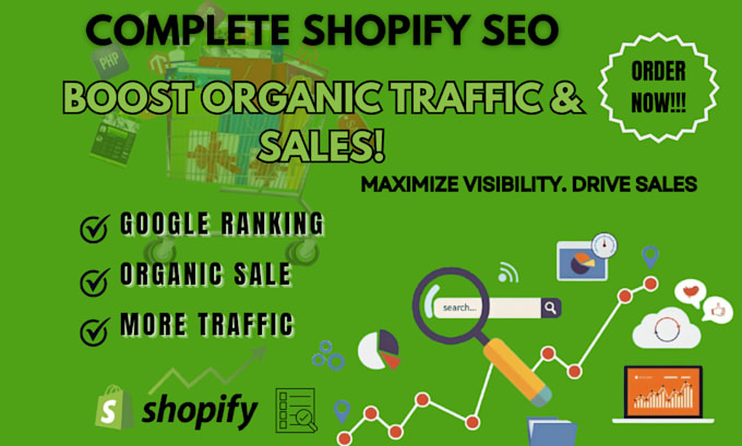 Gig Preview - Do complete seo of shopify store to increase organic sales