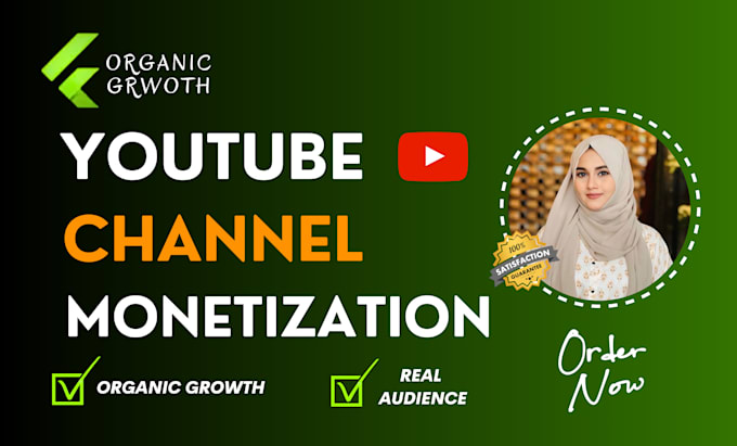 Gig Preview - Channel promotion for complete youtube monetization