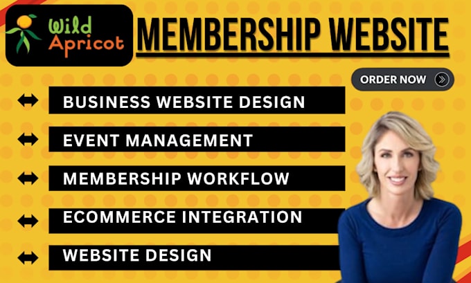 Bestseller - design your membership business website on wildapricot