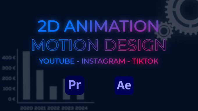 Gig Preview - Design unique 2d animations for your vertical video