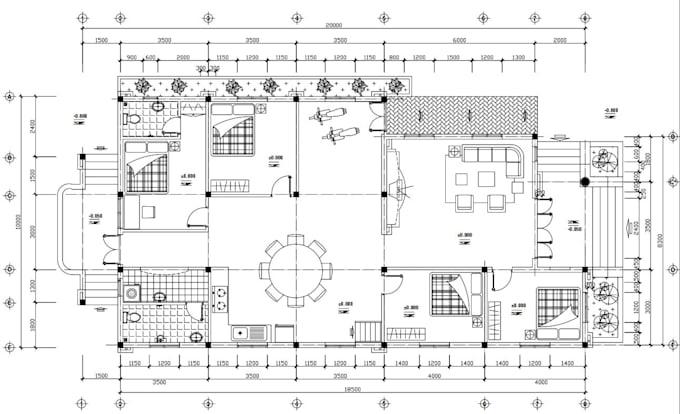 Bestseller - draw 2d floorplan, elevation, site plan in autocad