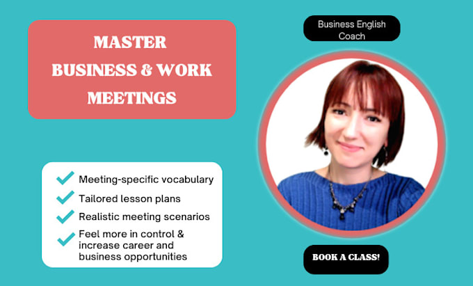 Gig Preview - Help you speak up in business and work meetings