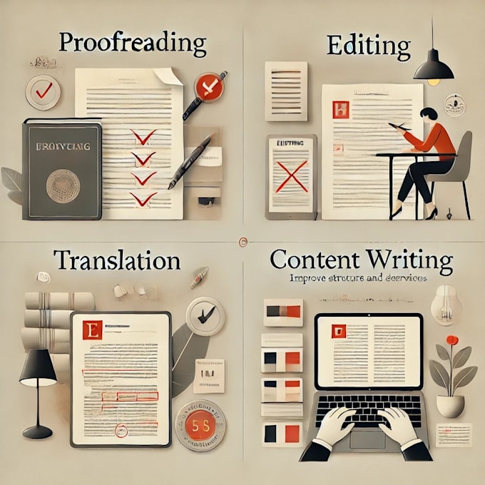 Bestseller - provide proofreading editing and translation services