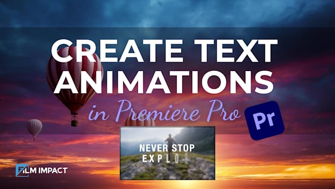 Bestseller - do an amazing text animation for your videos