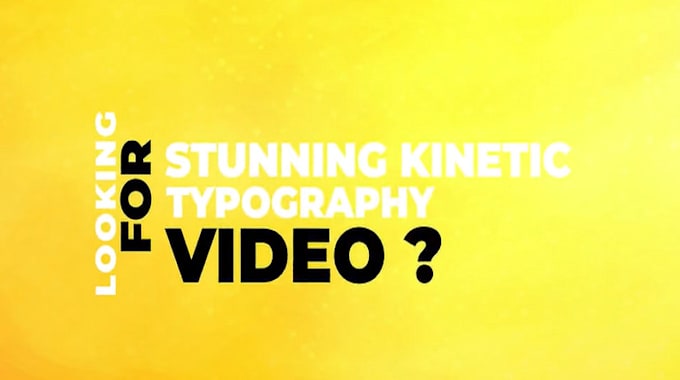 Gig Preview - Do kinetic typography, lyrics video, text animation with motion graphics