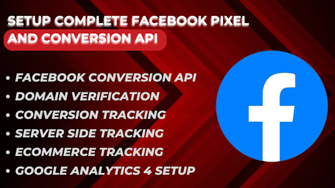 Gig Preview - Setup meta facebook pixel shopify,tiktok pixel, conversion API, google  tracking