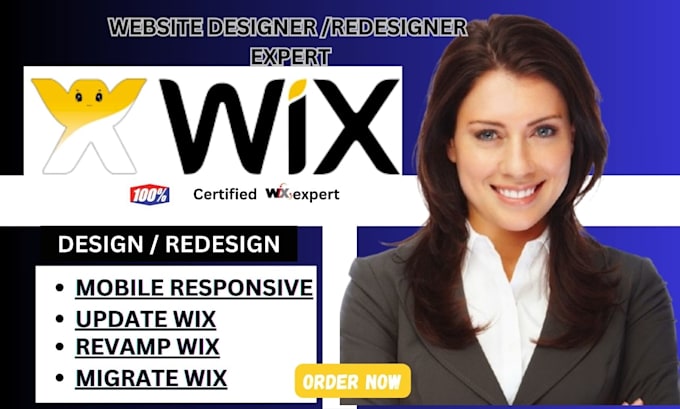 Gig Preview - Setup wix revamp wix update wix or migrate wix for business