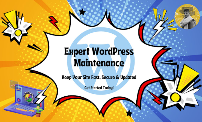 Gig Preview - Provide wordpress website maintenance and updates