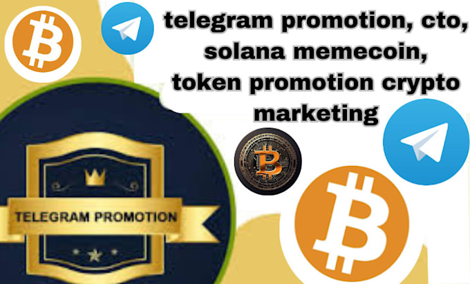 Gig Preview - Telegram promotion, cto, solana memecoin,  token promotion crypto marketing