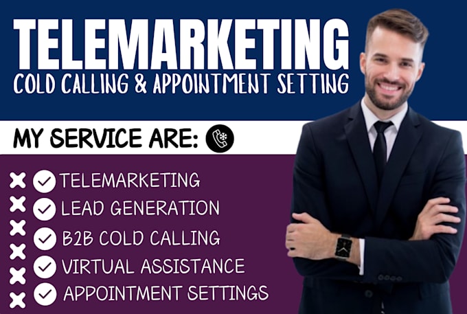 Gig Preview - Do telemarketing, appointment setting and cold calling