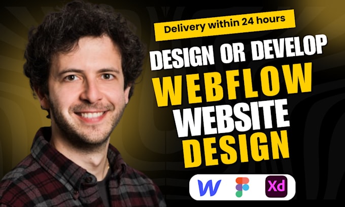 Gig Preview - Develop or design responsive webflow website, webflow developer figma to webflow