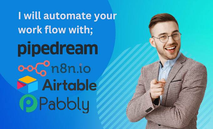 Gig Preview - Streamline your workflow with n8n pipedream airtable and pabbly connect