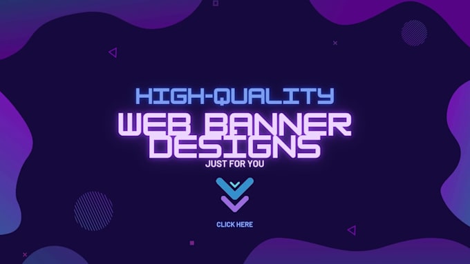 Gig Preview - Design high quality website banners for you, post in 5 hours or less