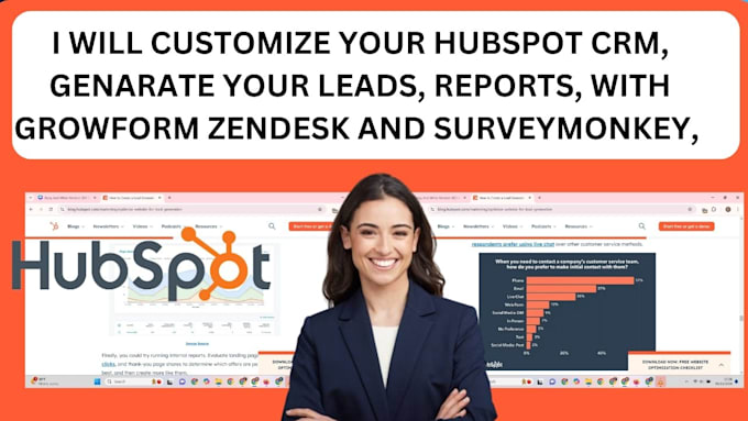 Bestseller - customize your hubspot, leads, reports, with growform zendesk surveymonkey