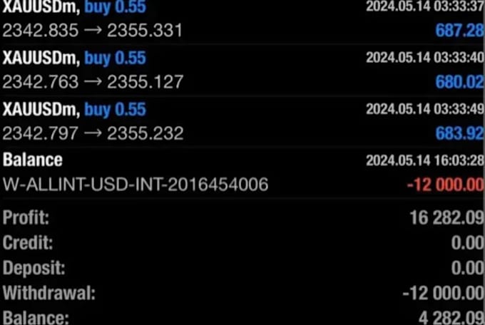 Gig Preview - Install forex trading bot