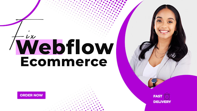 Gig Preview - Optimize webflow ecommerce store webflow website design for better performance