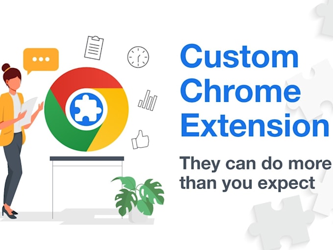 Gig Preview - Create and modify chrome extension and browser extension for you