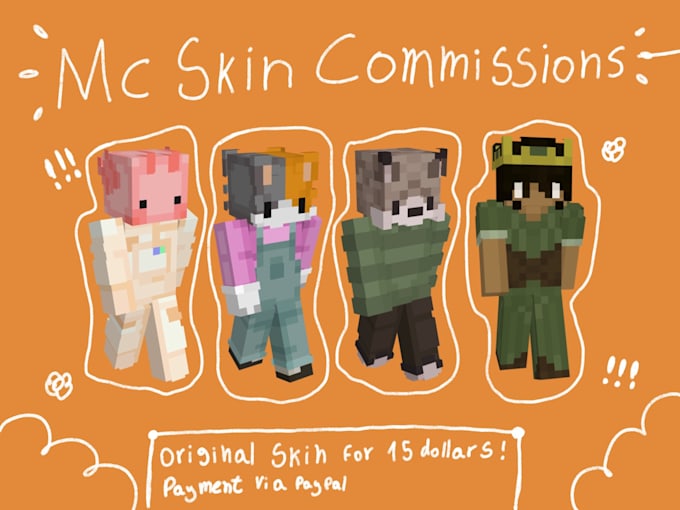 Bestseller - make you a custom minecraft skin