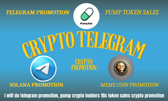 Gig Preview - Crypto telegram marketing, hype pump memecoin to hit 10m market cap token sales