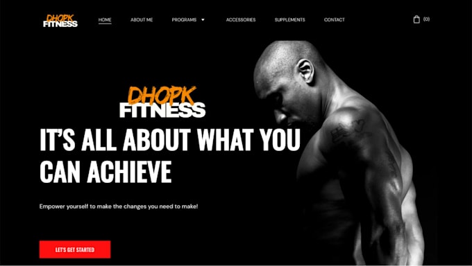 Gig Preview - Develop strong fitness website or personal gym training website on wordpress