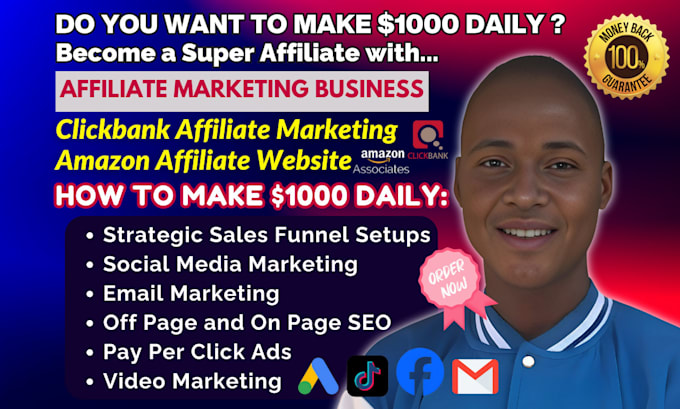 Bestseller - start clickbank affiliate marketing with clickbank affiliate link promotion