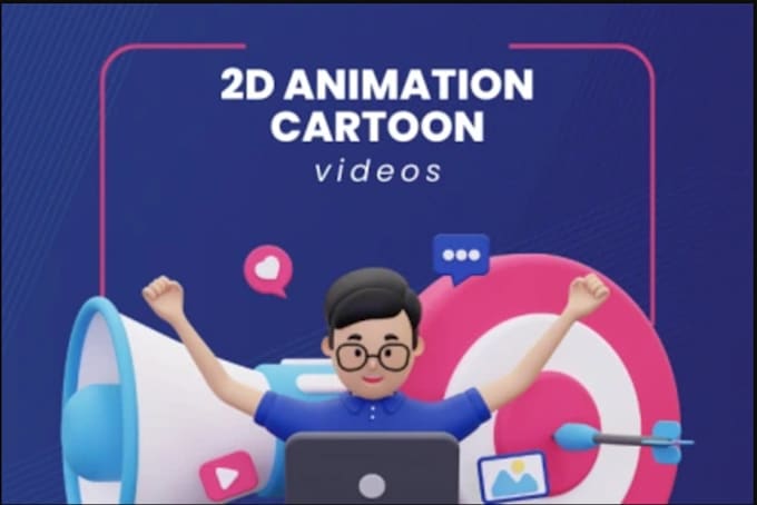 Gig Preview - Make custom 2d 3d videos animation and 2d 3d cartoon animation for kids