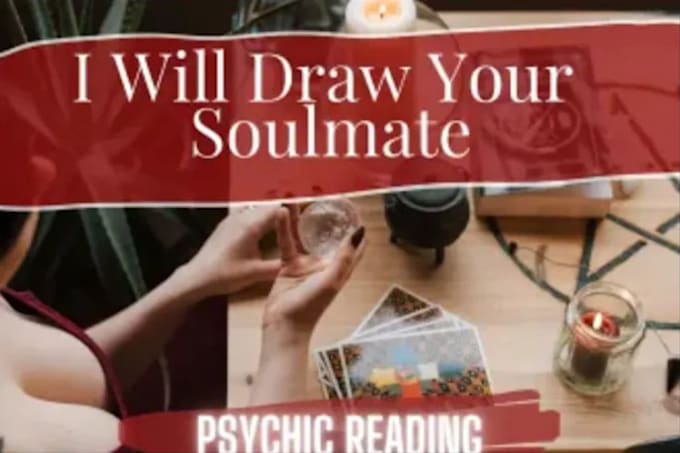 Gig Preview - Soulmate drawing, soulmate sketch, psychic drawing, psychic reading soulmate