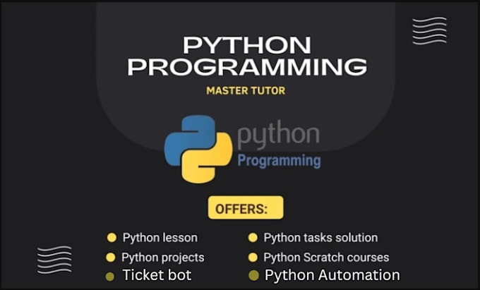 Gig Preview - Be your python dev to do any task in python programming