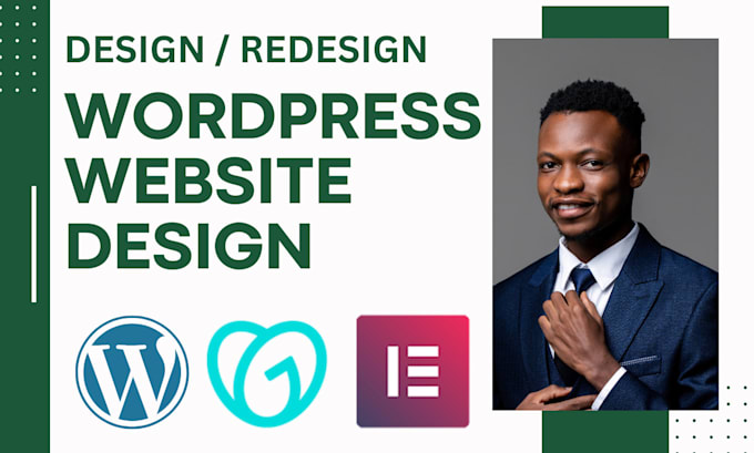 Gig Preview - Make responsive wordpress website elementor pro woocommerce store wordpress