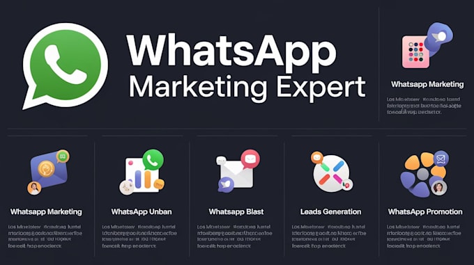 Gig Preview - Send whatsapp bulk SMS marketing messages for your business