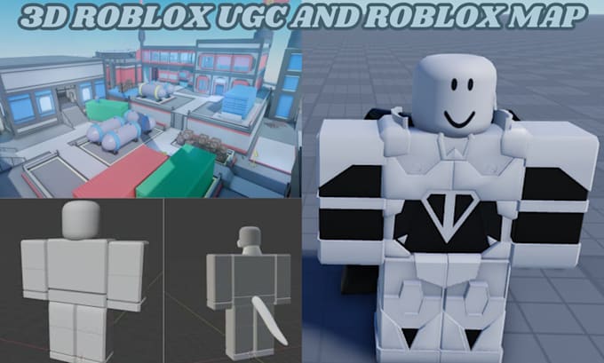 Gig Preview - Create custom roblox 3d model, 3d roblox ugc model roblox map, roblox asset item