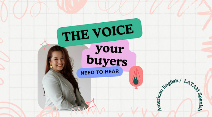 Bestseller - be the voice of any brand or service in american english or latam spanish