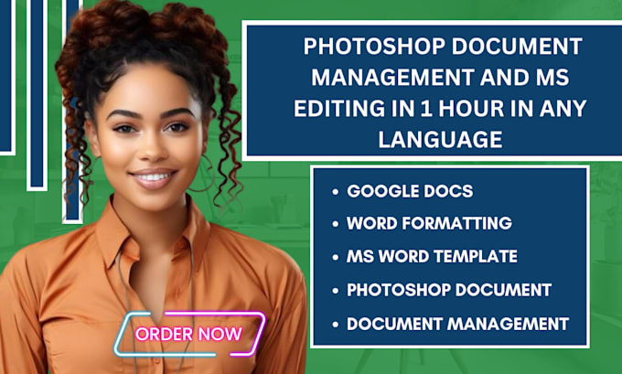 Gig Preview - Create quick photoshop text editing, document management