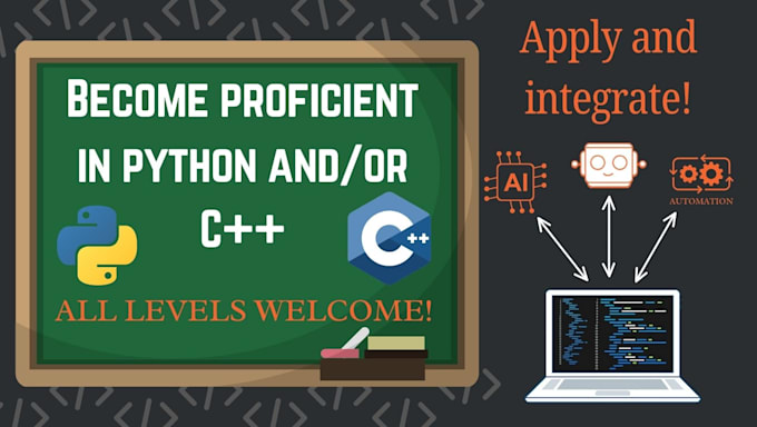 Gig Preview - Teach you python and cpp from scratch