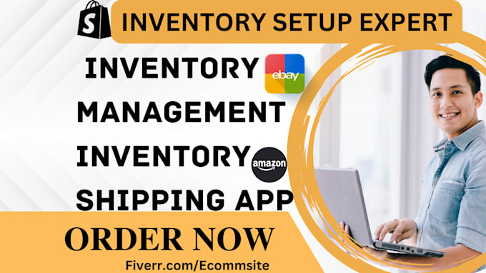 Gig Preview - Setup inventory app inventory management setup  notify aftership shippo loop