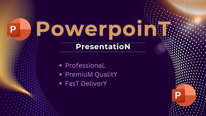 Gig Preview - Design a premium business powerpoint presentation