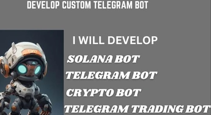 Gig Preview - Create telegram bot, crypto bot, forex robot trading, trading bot, forex trading