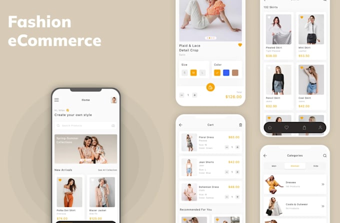 Gig Preview - Do best UI UX ecommerce app and web design in figma