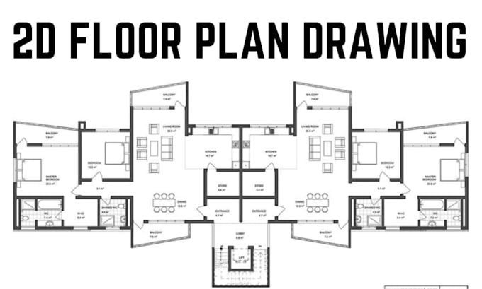 Gig Preview - Draw autocad 2d floor plan, and architectural floor plan