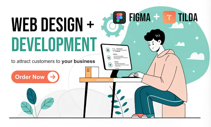 Gig Preview - Design your tilda website using figma