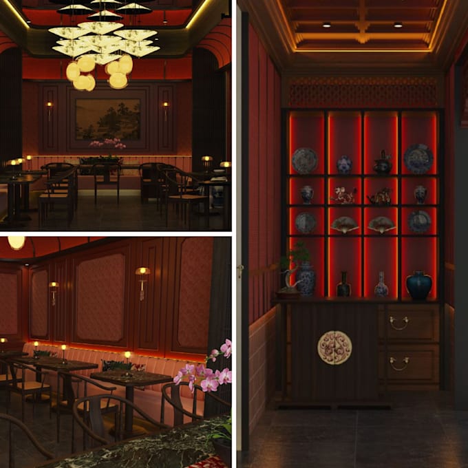 Gig Preview - Design interior with 3d result