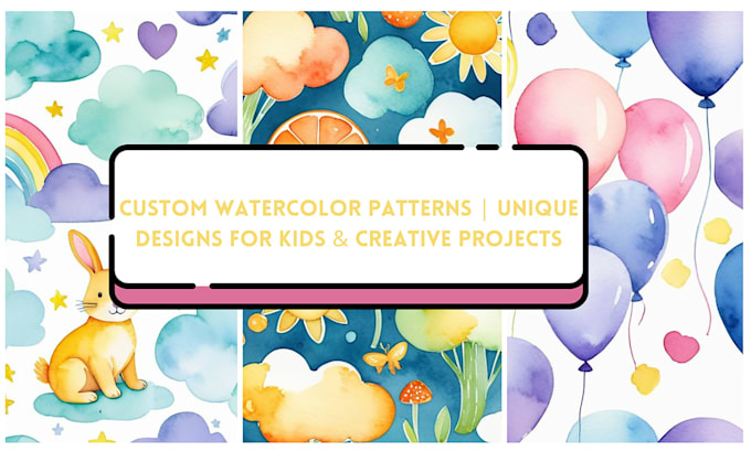 Gig Preview - Create seamless pattern design with watercolor pattern