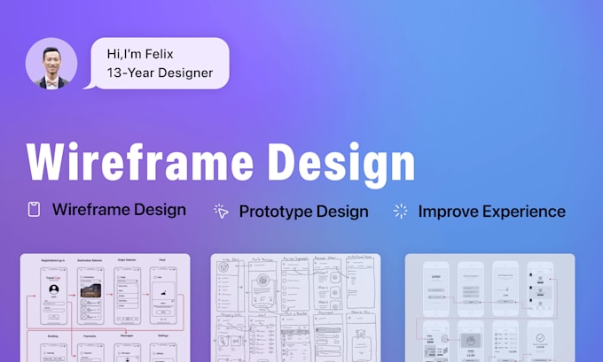 Gig Preview - Design a wireframe for a mobile app or website