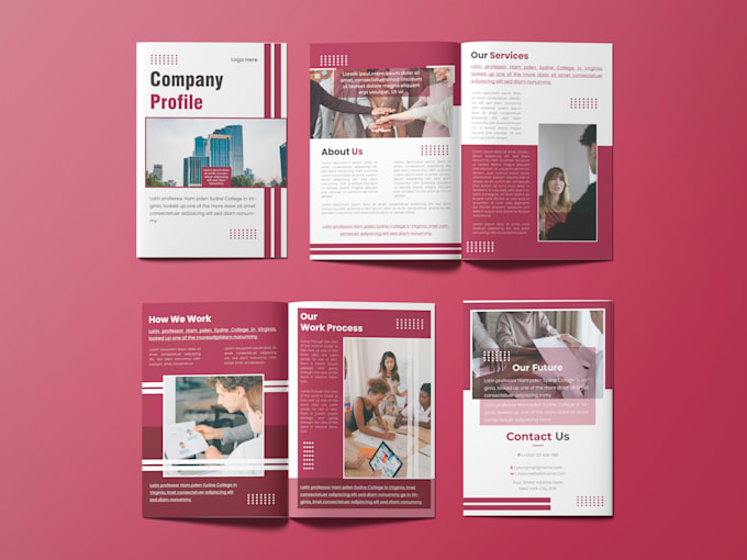 Bestseller - design stunning corporate brochure, profile design fast and professional service