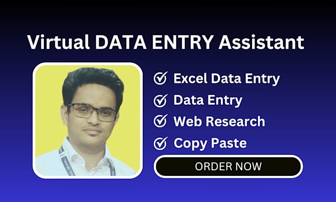 Bestseller - do data entry, excel data entry, web research, copy paste