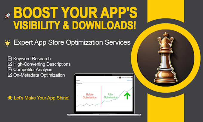 Gig Preview - Boost your app downloads with expert app store optimization aso